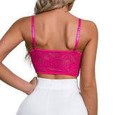 Rose Red Lace Coeset top